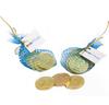 CONF-510 x 6 Chocolate Coins in Mesh Bag