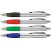 PP-35 Melbourne Silver Plastic Pen