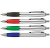 PP-35 Melbourne Silver Plastic Pen