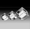 HMC-65-ME Crystal Cube Bevelled Paperweight Medium