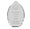 OCA-10-LG Optical Crystal Free Standing Arch Award Large