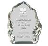 OCA-15-ME Optical Crystal Free Standing Mountain Award Medium