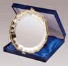 MAA-30-ME Deluxe Ripple Gold Trim Silver Tray Medium