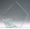JGA-05-SM Pentagon Jade Glass Award Small