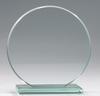 JGA-10-ME Glass Circle on a Base Award Medium