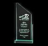 JGA-25-SM Building on a Base Jade Glass Award Small
