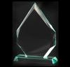 JGA-35-ME Arrowhead with a Base Jade Glass Award Medium