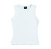 SIL-25-W Ladies, White Carey Singlet (Printed)