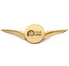 MB-12 Golden Wings Metal Badge (Printed)